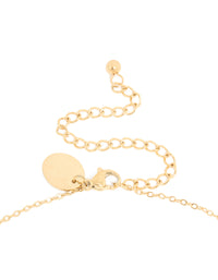 Waterproof Gold Plated Stainless Steel Birth Flower November Chrysanthemum Necklace - link has visual effect only