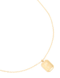 Waterproof Gold Plated Stainless Steel Flower April Daisy Necklace - link has visual effect only