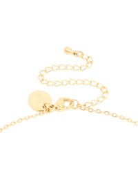 Waterproof Gold Plated Stainless Steel April Cubic Zirconia Birthstone Necklace & Earrings Set - link has visual effect only