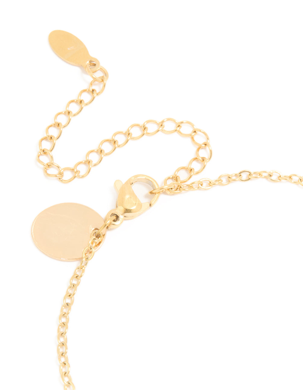 Waterproof Gold Plated Stainless Steel Cubic Zirconia Gemini Zodiac Sign Bracelet