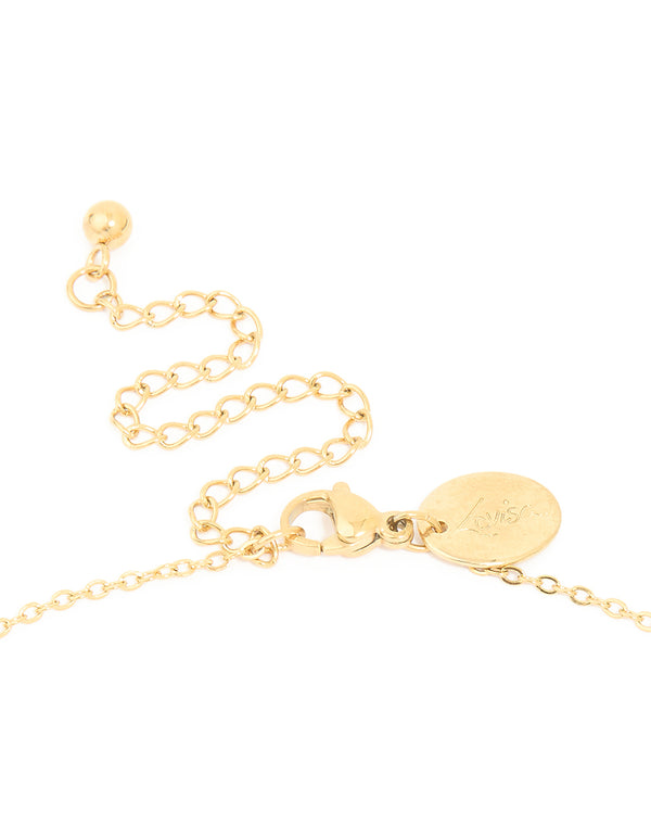 Waterproof Gold Plated Stainless Steel Dreamcatcher Necklace