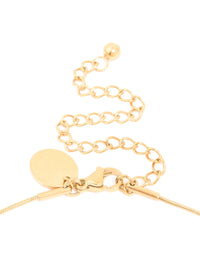 Waterproof Gold Plated Stainless Steel Freshwater Pearl Pendant Necklace - link has visual effect only