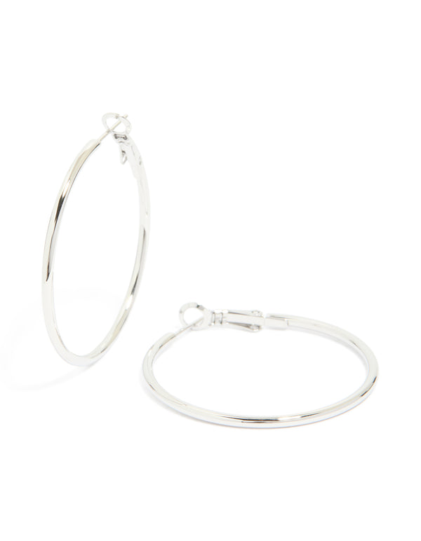 Waterproof Stainless Steel Hoop Earrings