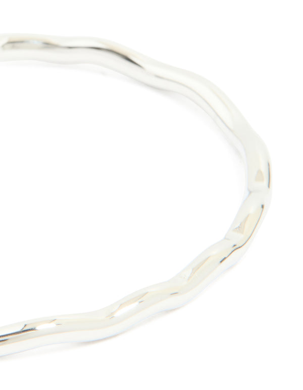 Waterproof Stainless Steel Mini Wave Wrist Cuff