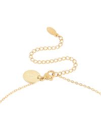 Waterproof Gold Plated Stainless Steel Gothic Cross Necklace - link has visual effect only