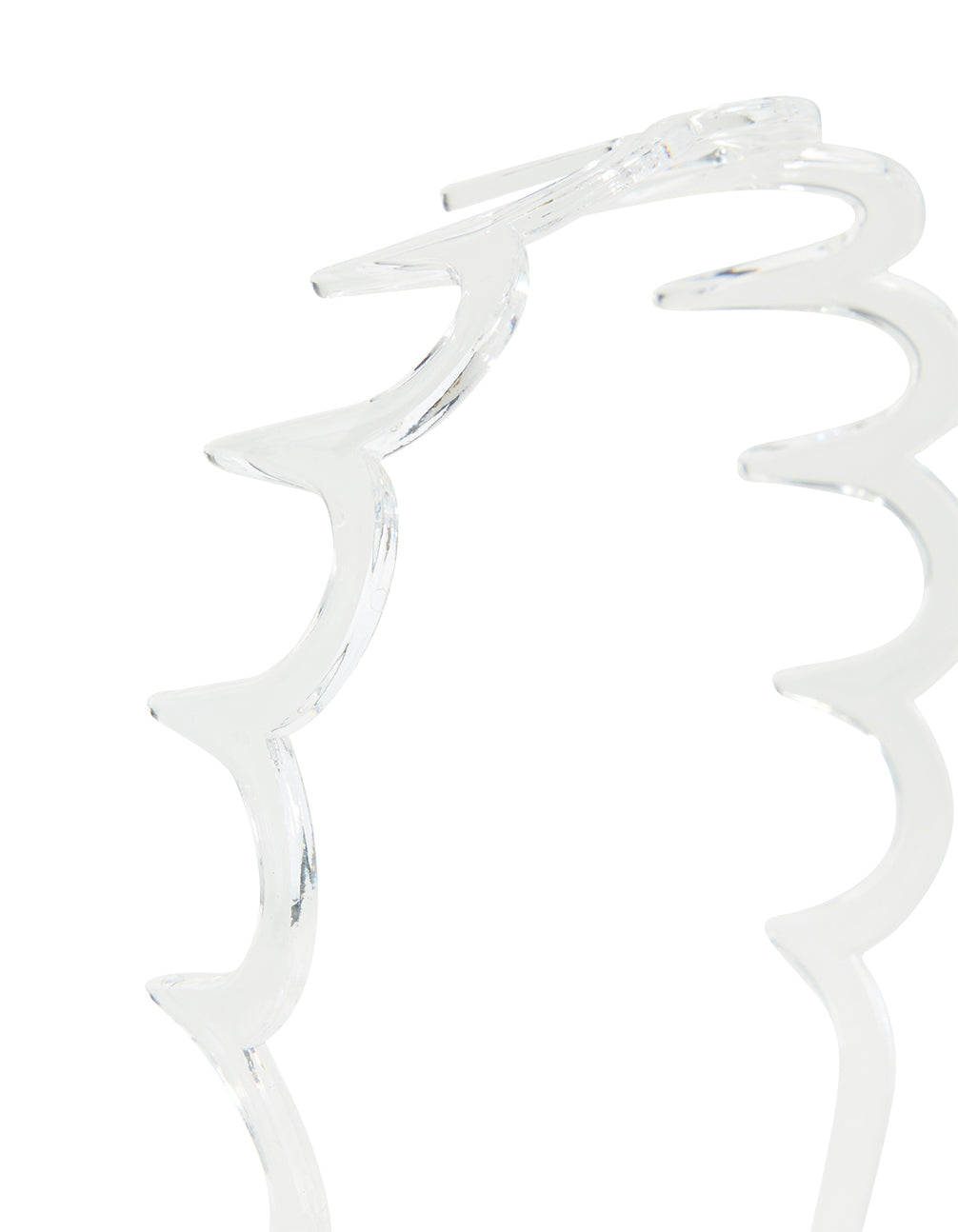 Clear  Wavy Headband