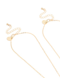 Kids Gold Mum & Sister Necklaces 3-Pack - link has visual effect only