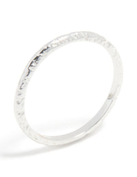 Sterling Silver Molten Ring - link has visual effect only