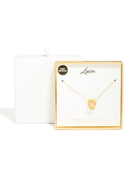 Waterproof Gold Plated Stainless Steel Cubic Zirconia Triple Circle Link Necklace - link has visual effect only