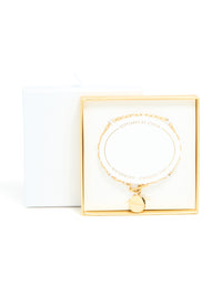 Waterproof Stainless Steel Beloved T & O Bracelet - link has visual effect only