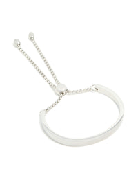 Waterproof Stainless Steel Adjustable Toggle Bangle - link has visual effect only
