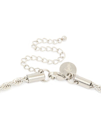 Mens Waterproof Stainless Steel Large Twist Chain Necklace - link has visual effect only
