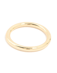 Gold Plated Pink Acrylic & Cubic Zirconia Rings 3-Pack - link has visual effect only