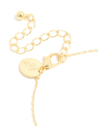 Gold Plated Freshwater Pearl & Molten Beaded Bracelet - link has visual effect only