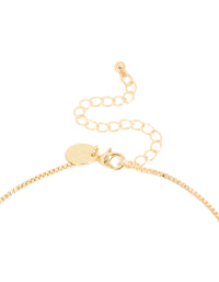 Mixed Metal Plated Swirl Pendant Necklace - link has visual effect only