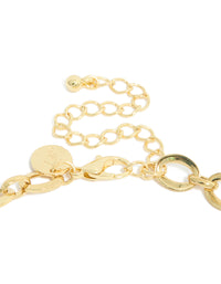 Mixed Metal Plated Cubic Zirconia Bar Chain Y-Necklace - link has visual effect only