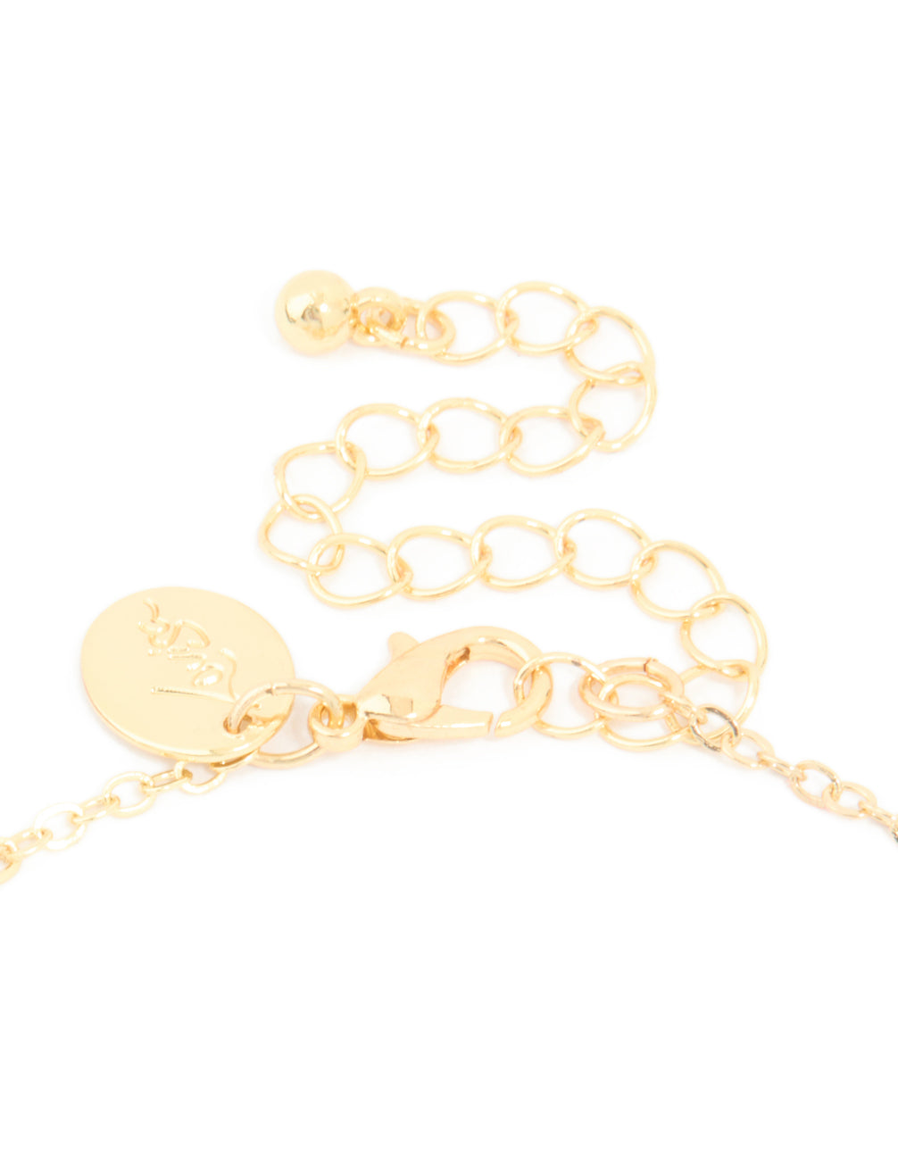 Gold Horsebit Pendant Necklace