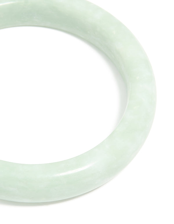 Green Jade Stone Bangle