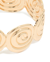 Gold Spiral Wrist Cuff - link has visual effect only
