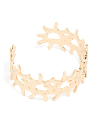 Gold Coral Wrist Cuff - link has visual effect only