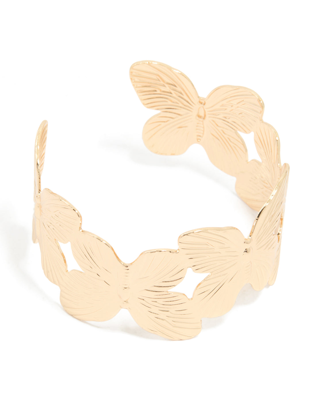 Gold Butterfly Wrist Cuff