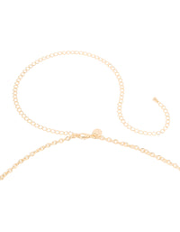 Gold Hammered Alternating Round & Square Belt - link has visual effect only