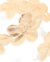 Gold Frangipani Wrap Arm Cuff - link has visual effect only