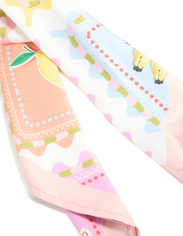 Summer Motif Fabric Scarf