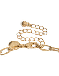 Antique Gold Boho Short Necklace - link has visual effect only