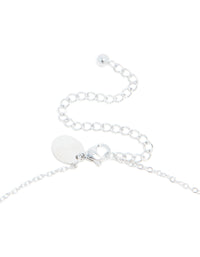 Waterproof Stainless Steel Mini Bubble Letter X Necklace - link has visual effect only