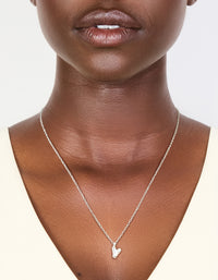 Waterproof Stainless Steel Mini Bubble Letter Y Necklace - link has visual effect only