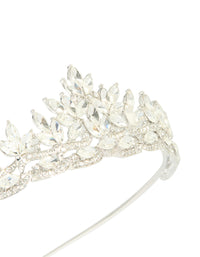 Silver Diamante Garden Of Eden Headband - link has visual effect only