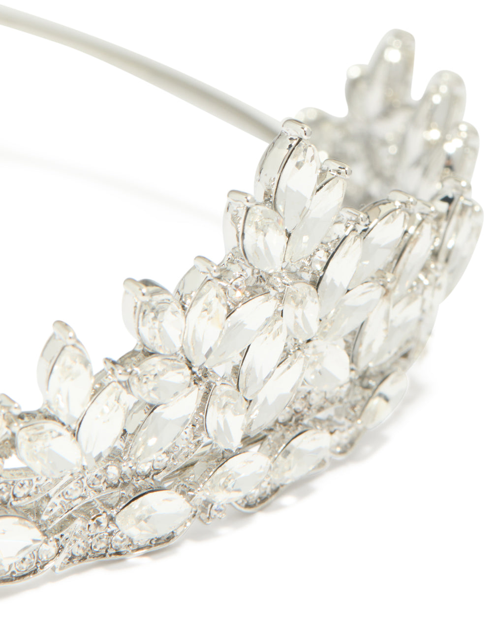 Silver Diamante Garden Of Eden Headband