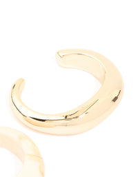 Gold & White Resin Bangles 2-Pack - link has visual effect only