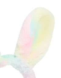 Rainbow Fabric Easter Bunny Ears Headband - link has visual effect only
