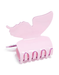 Purple Diamante Butterfly Claw Clip - link has visual effect only