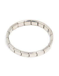 Waterproof Stainless Steel Stretch Watch Link Bracelet - link has visual effect only