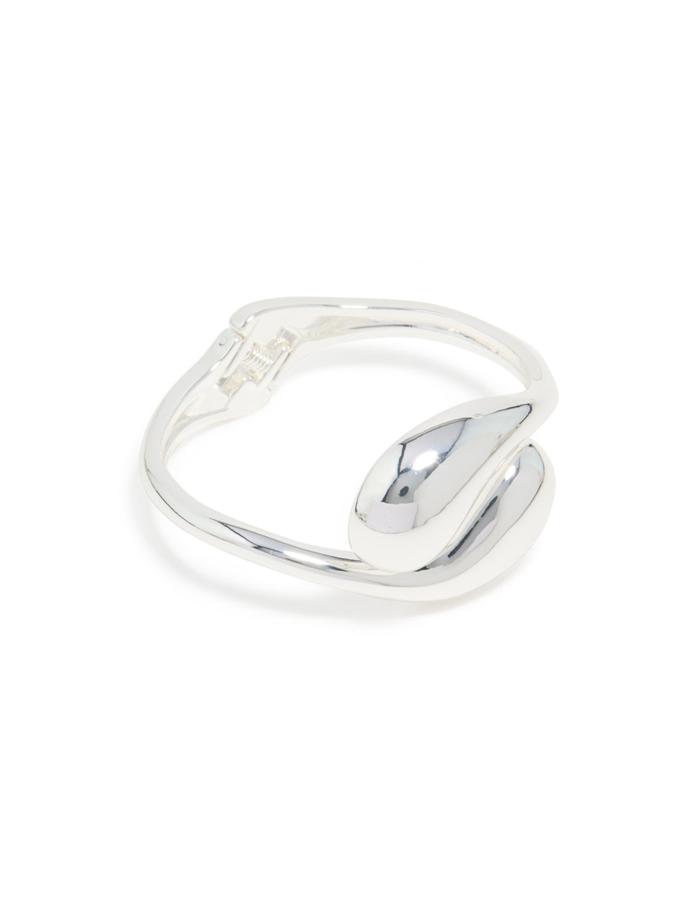 Silver Large Yin Yang Bangle
