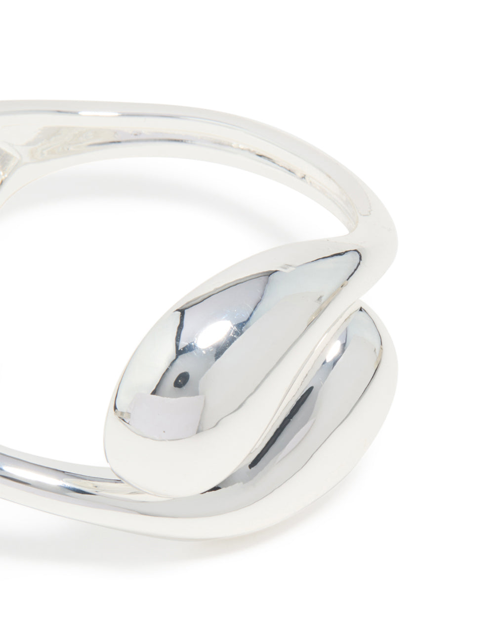 Silver Large Yin Yang Bangle