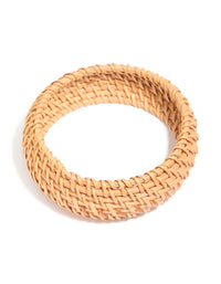 Brown Woven Bangle - link has visual effect only