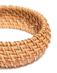 Brown Woven Bangle - link has visual effect only