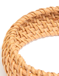 Brown Woven Bangle - link has visual effect only