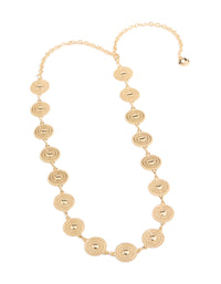 Gold Filigree Circle Belt - link has visual effect only