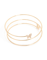 Gold Layered Butterfly Arm Cuff - link has visual effect only