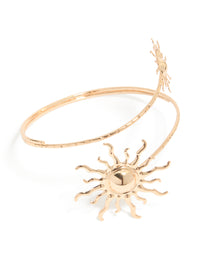 Gold Double Sun Arm Cuff - link has visual effect only