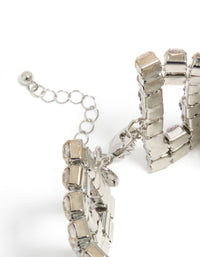 Silver Colossal Diamantes Bracelet - link has visual effect only