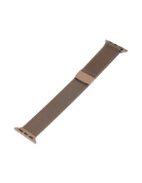 Brown Coated  Metal Mesh Strap 38/40/41 mm - link has visual effect only