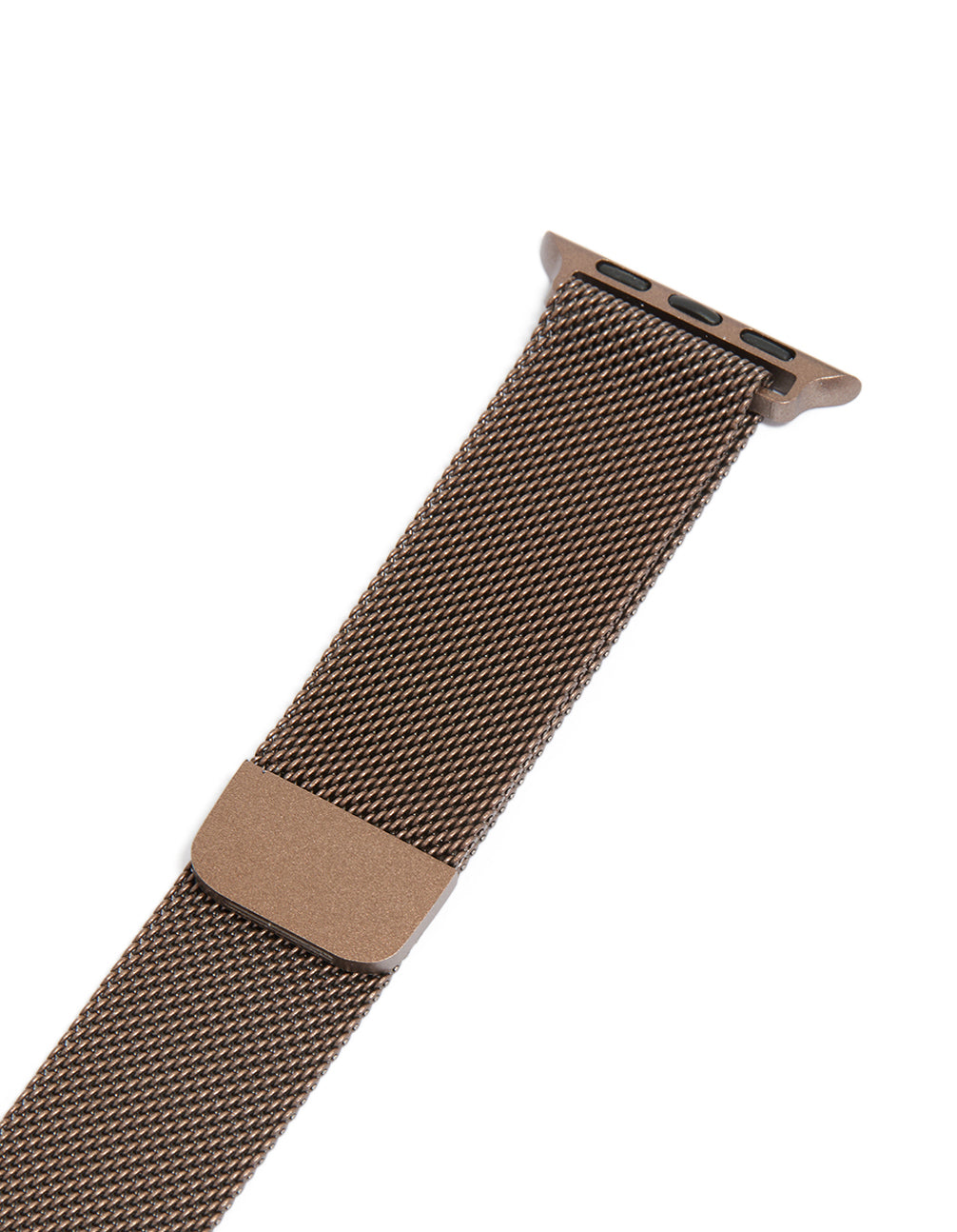 Brown Coated Stainless Steel Mesh Watch Strap 38/40/41 mm