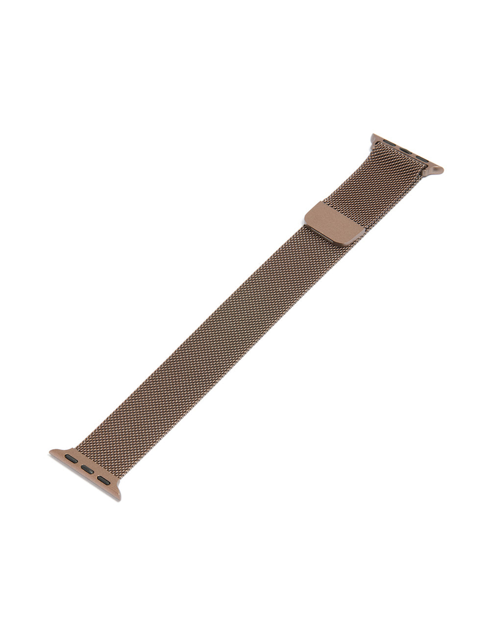 Brown Coated Stainless Steel Mesh Watch Strap 38/40/41 mm