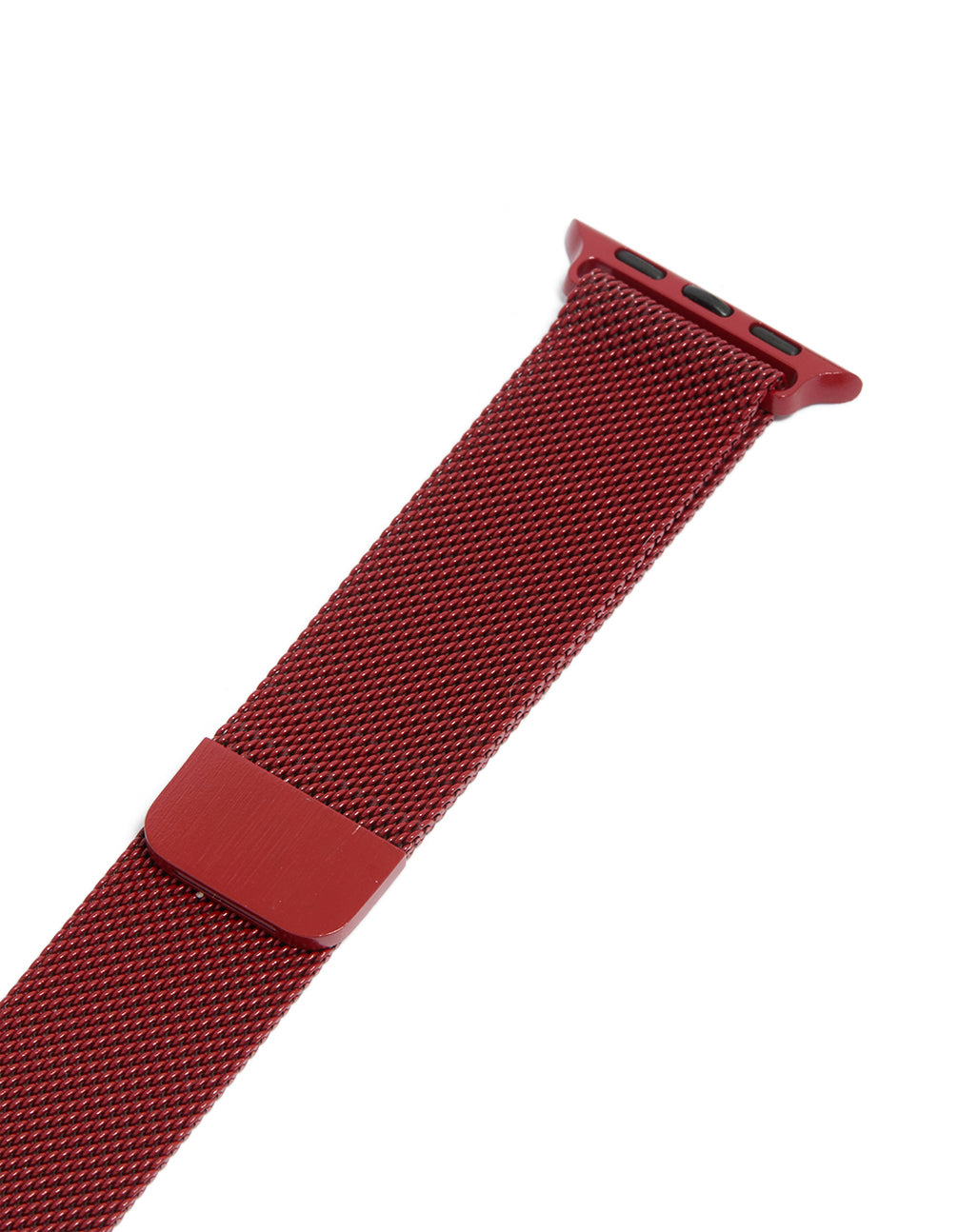 Red Coated Stainless Steel Mesh Strap 38/40/41 mm
